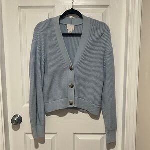 H&M Light Blue Cardigan Sweater